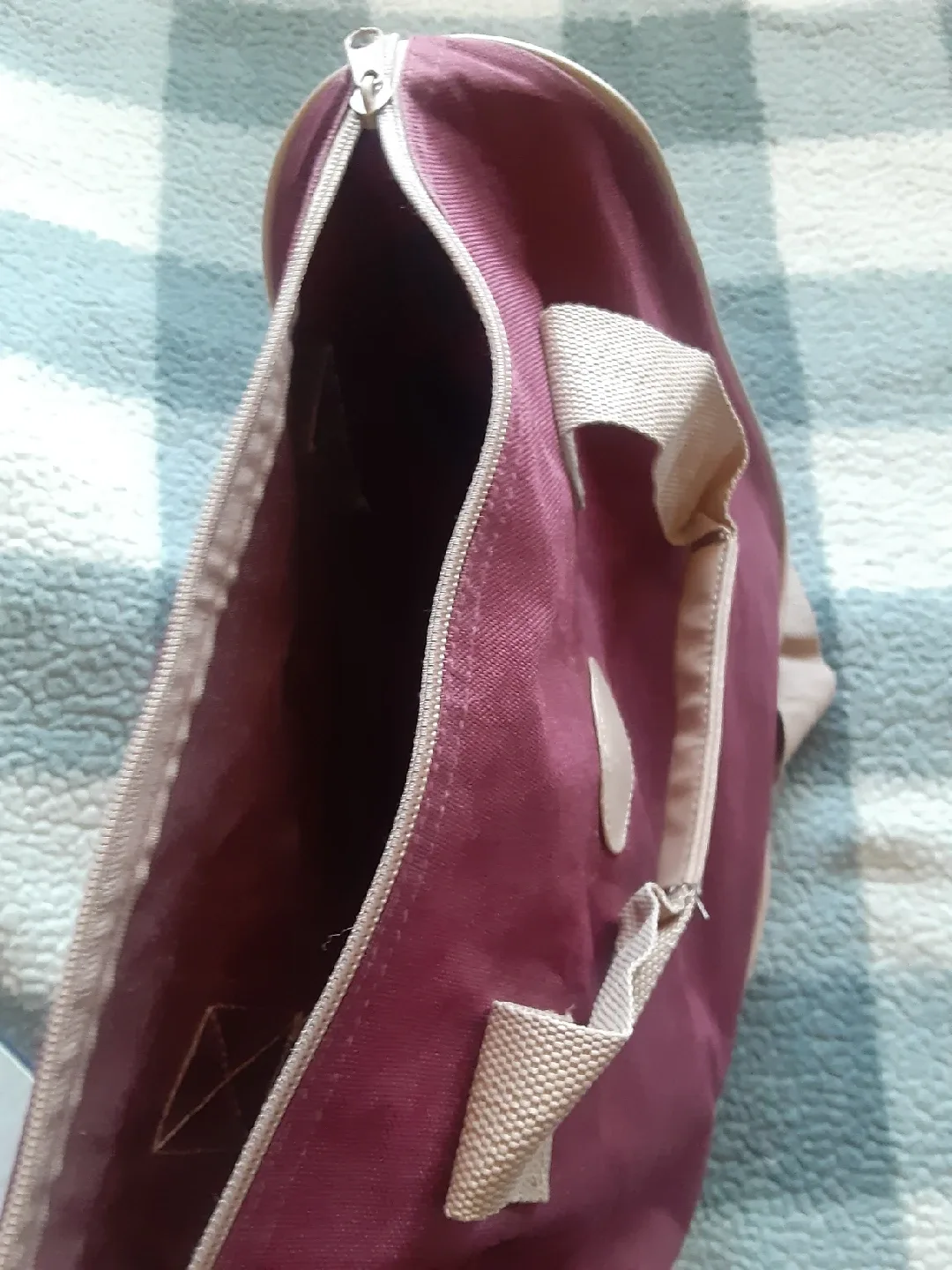 Maroon Tote Bag image indicator(9)