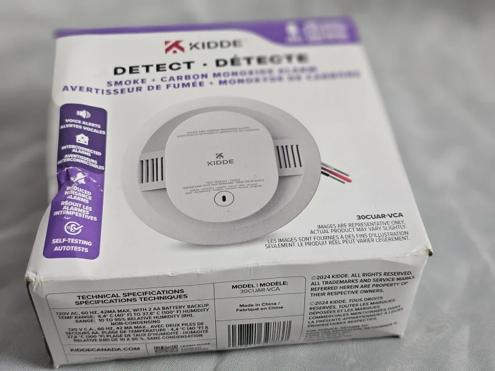 Kidde Smoke + Carbon Monoxide Alarm 30CUAR-VCA