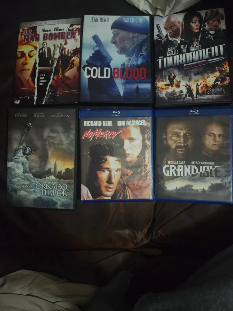 DVD Lot: The Mad Bomber, Cold Blood, Tournament, and More!