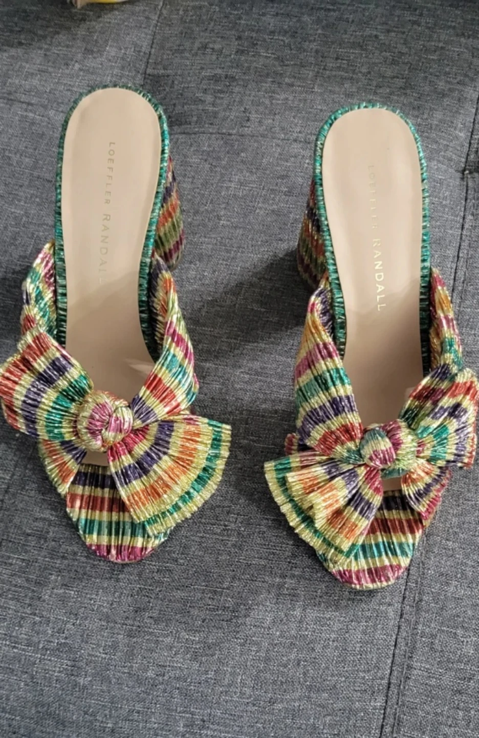 Loeffler Randall Heels, Size 7, Colorful