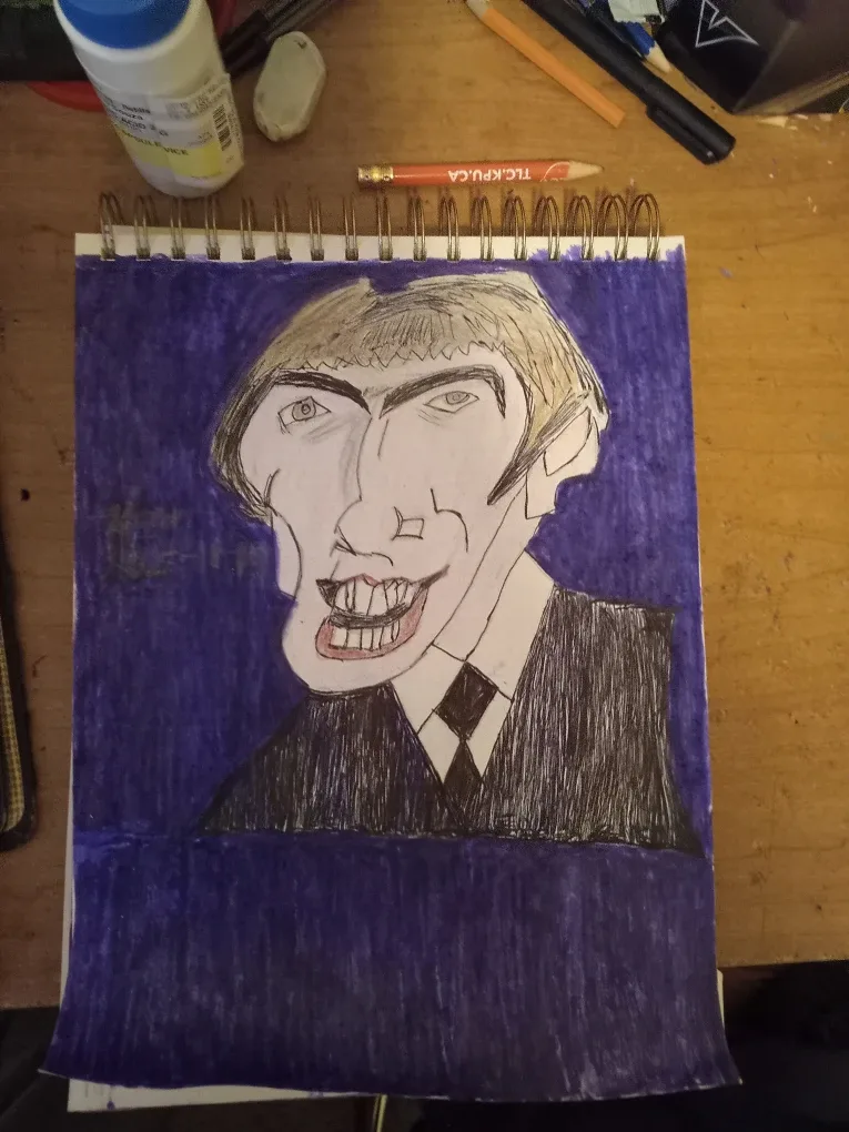 The Beatles Drawing Illustration by custom artist Sherwin image indicator(2)