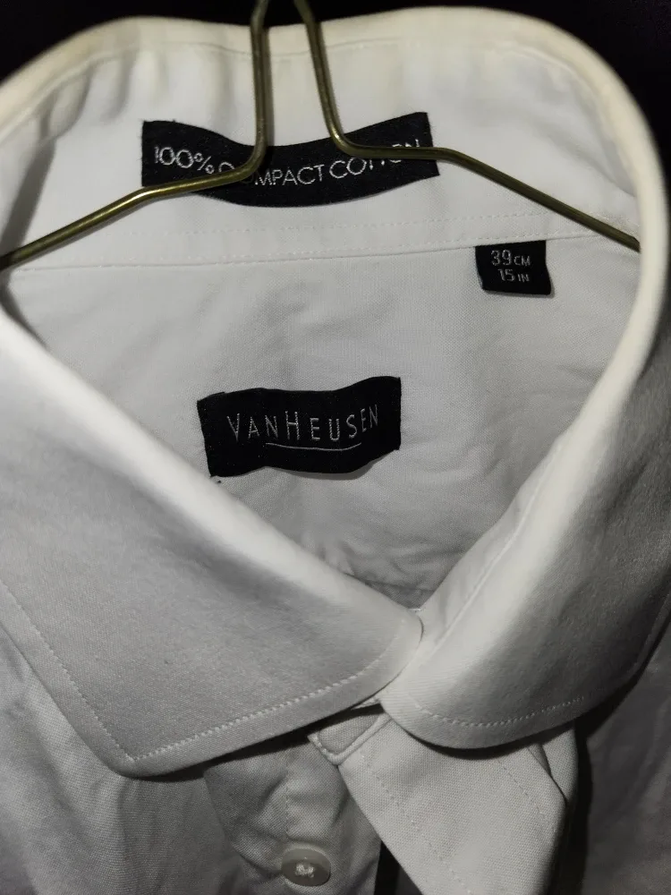 Van Heusen White Dress Shirt - 15 in