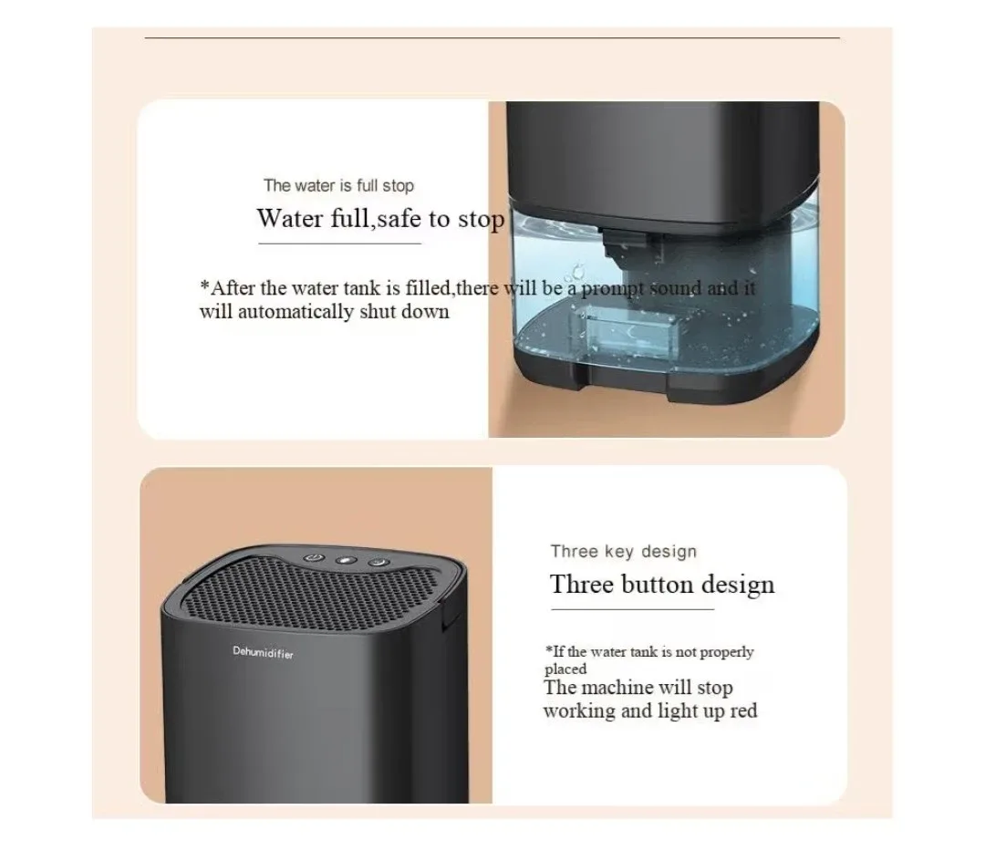 Compact Dehumidifier - Great for Small Spaces! image indicator(3)