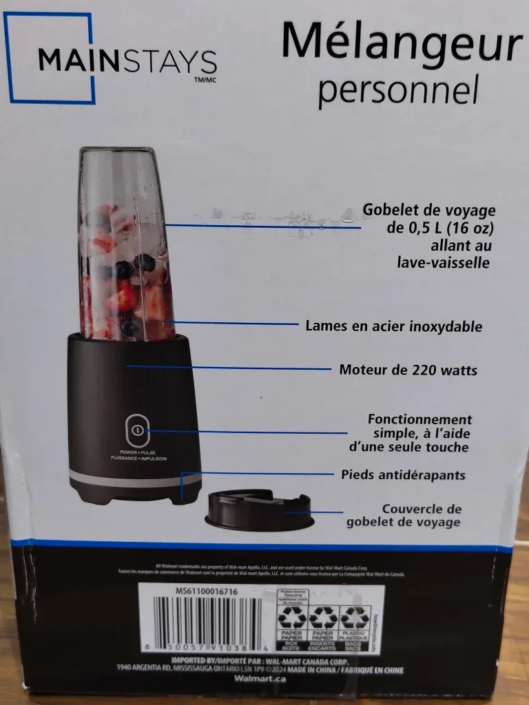 Mainstays Personal Blender - Like New! image indicator(4)