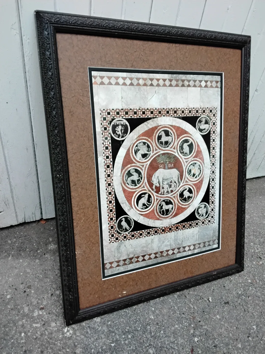 🎨 🖼 Framed Art Print - Animal Motif 🐐 🦔🦘🦒 image indicator(4)
