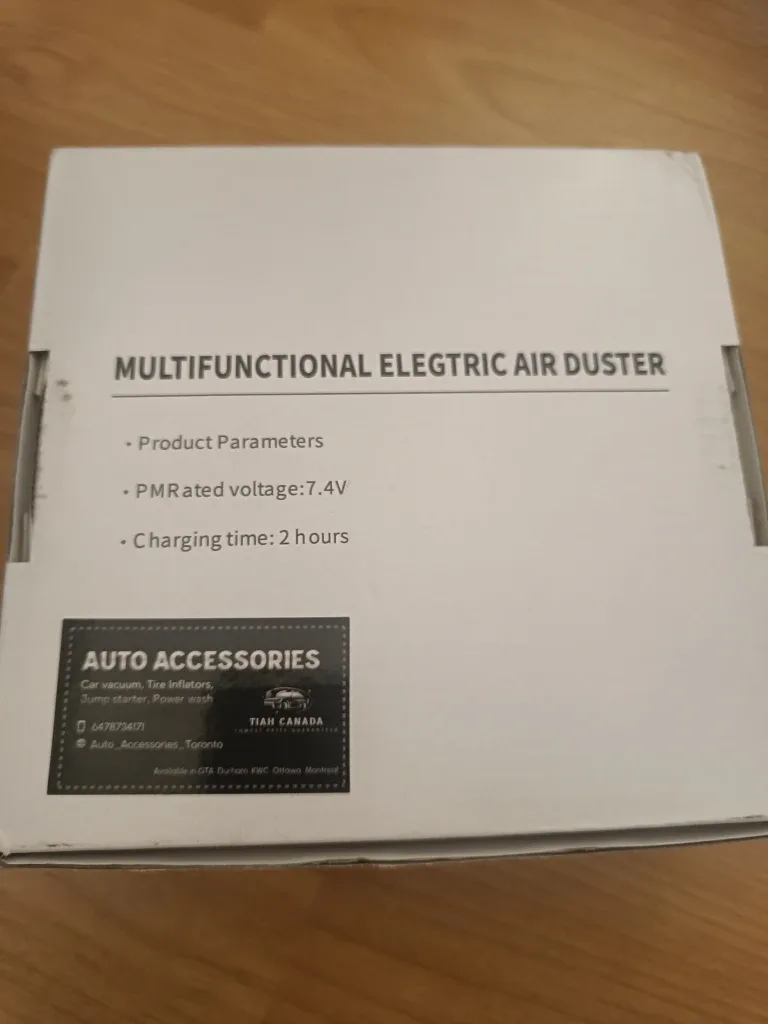 Multifunctional Electric Air Duster - New in Box image indicator(7)