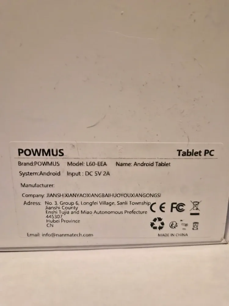 POWMUS L60-EEA Android Tablet PC image indicator(3)