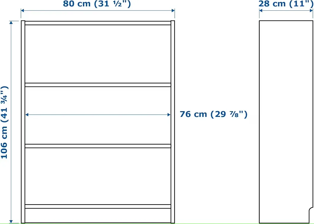 IKEA Billy Bookcase - Birch Veneer image indicator(3)