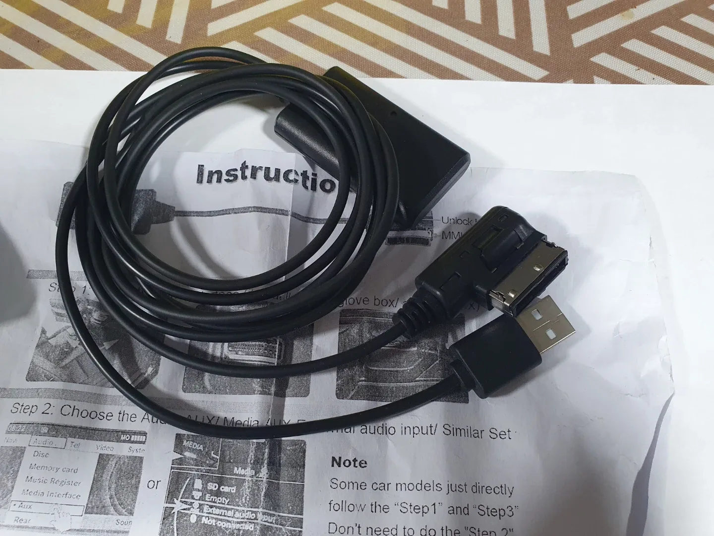 Bluetooth 5.0 Adapter Audio Receiver AUDI & VOLKS image indicator(3)