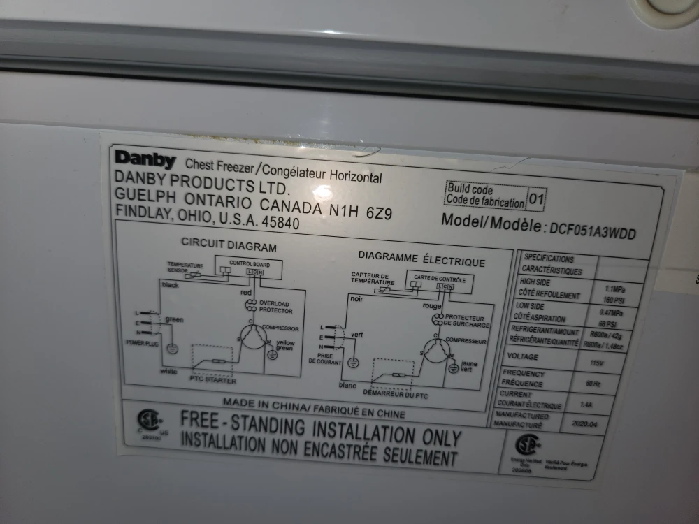 Danby DCF051A3WDD Chest Freezer - photo 4