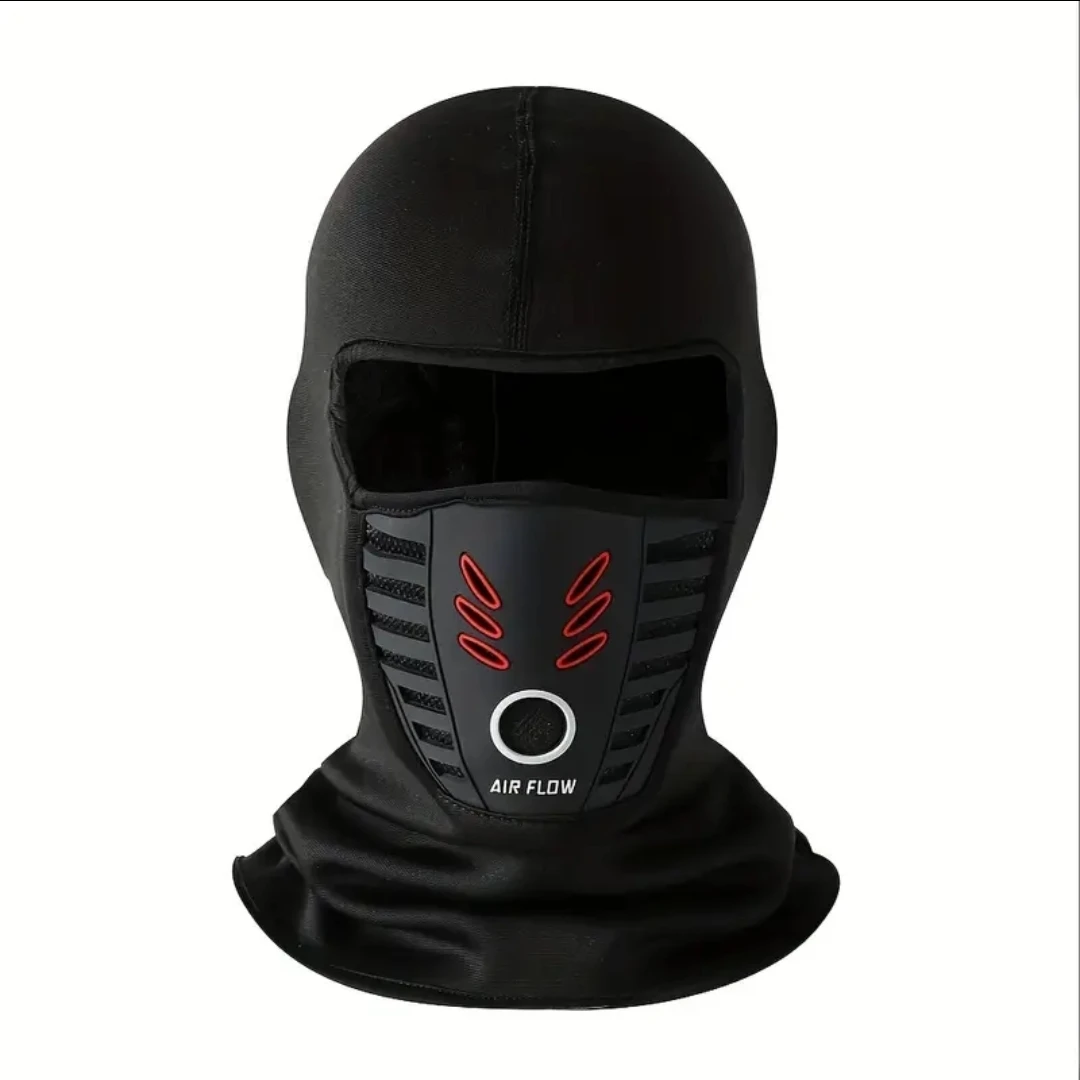 Black Balaclava with Air Flow Design