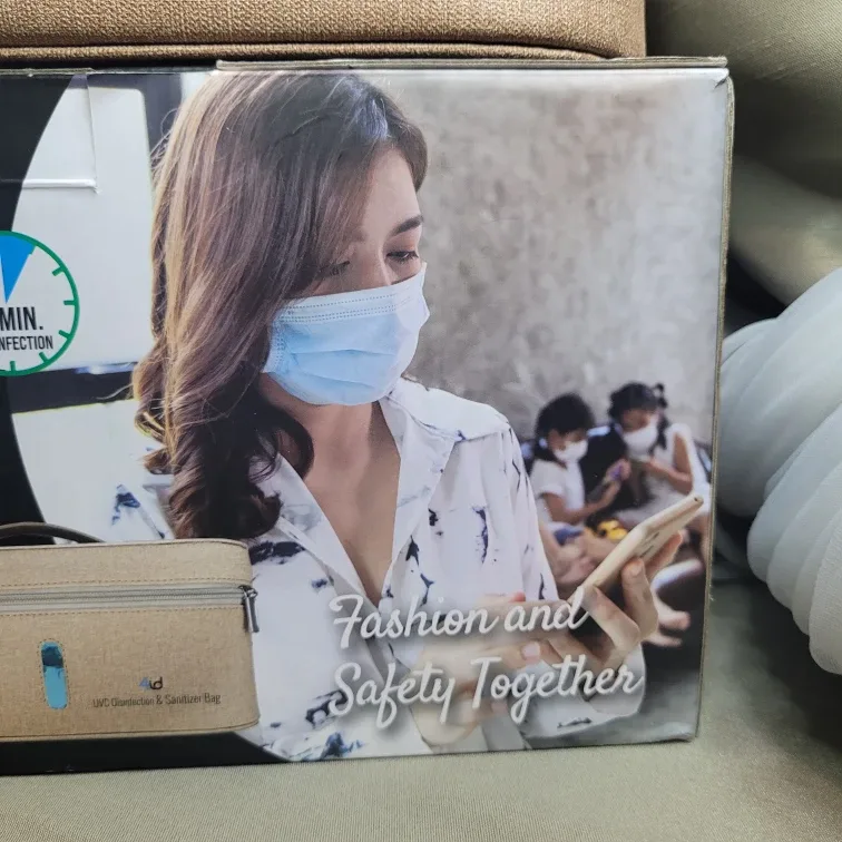 5" x 10 1/2" x 7" UVC 4id Disinfection & Sanitizer Bag.. image indicator(4)