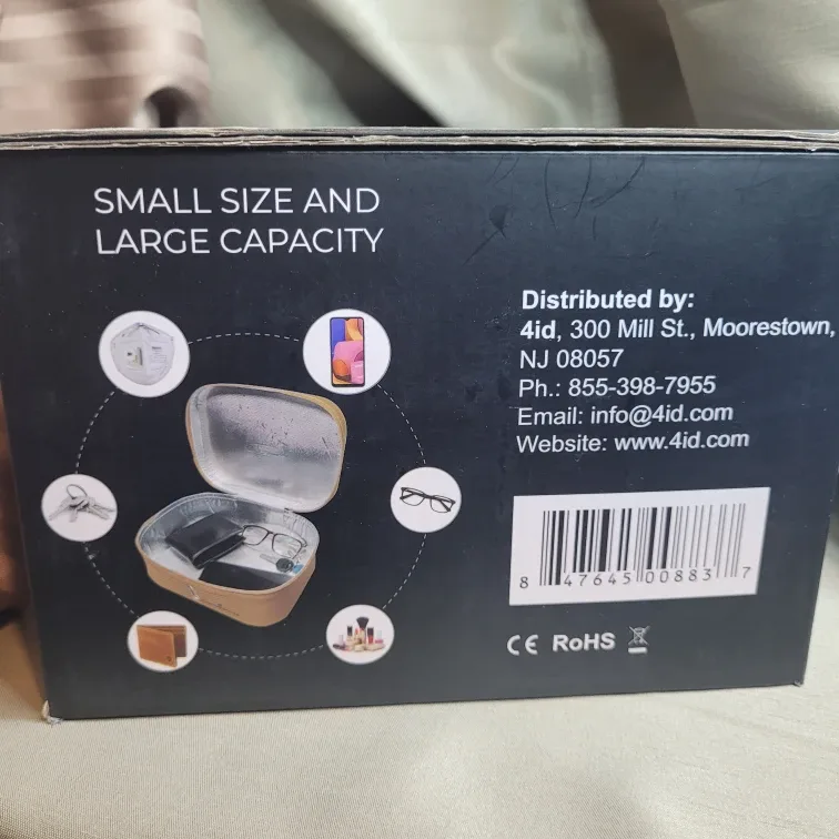 5" x 10 1/2" x 7" UVC 4id Disinfection & Sanitizer Bag.. image indicator(8)