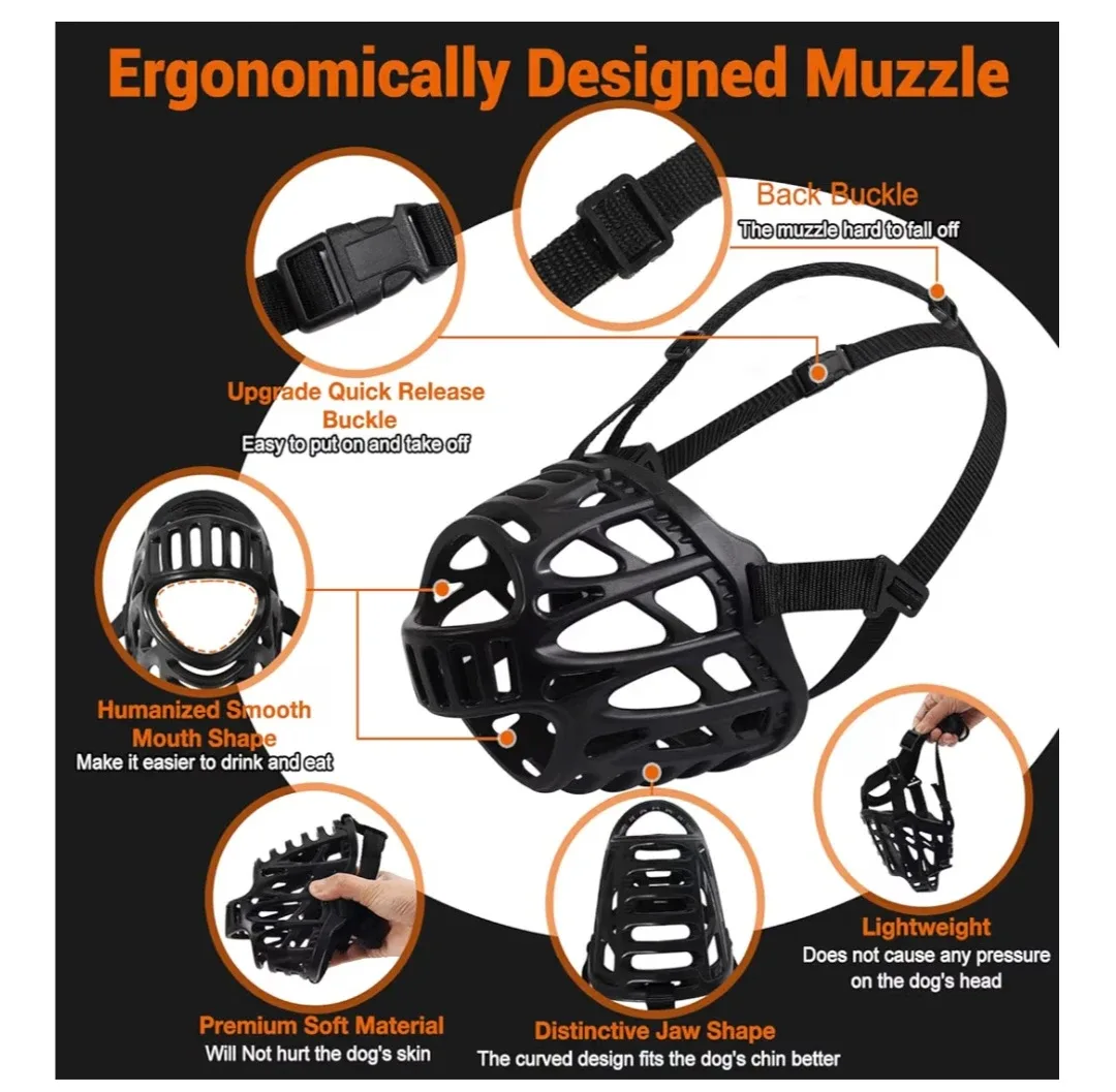 Ergonomically Designed Dog Muzzle - Size 5XL image indicator(3)