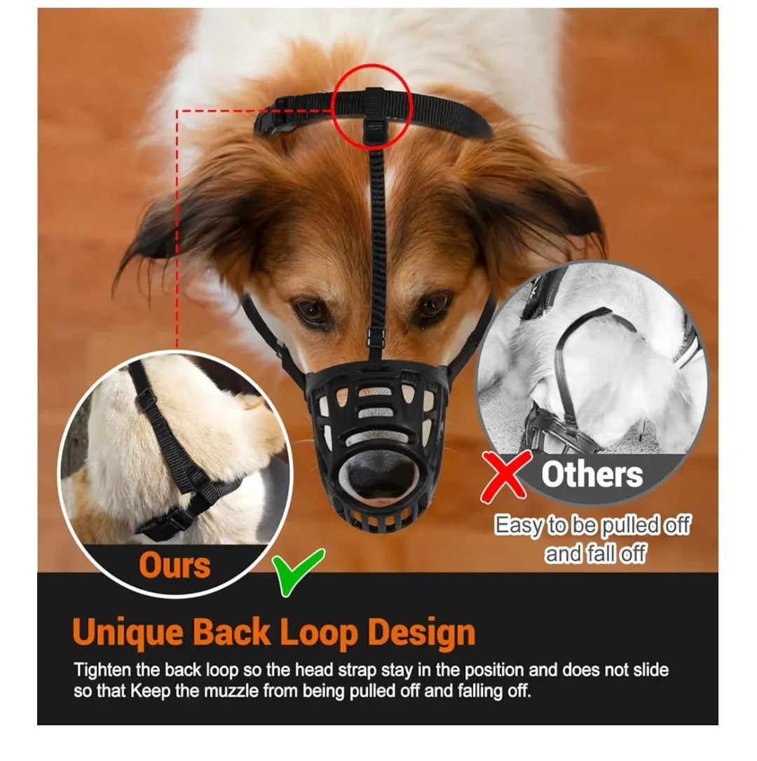Ergonomically Designed Dog Muzzle - Size 5XL image indicator(4)