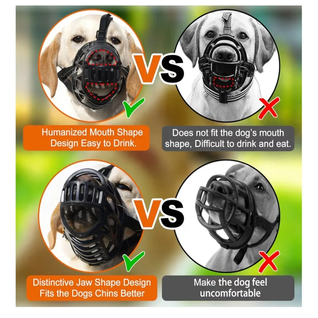 Ergonomically Designed Dog Muzzle - Size 5XL image indicator(5)