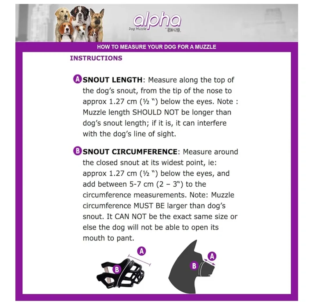 Ergonomically Designed Dog Muzzle - Size 5XL image indicator(7)