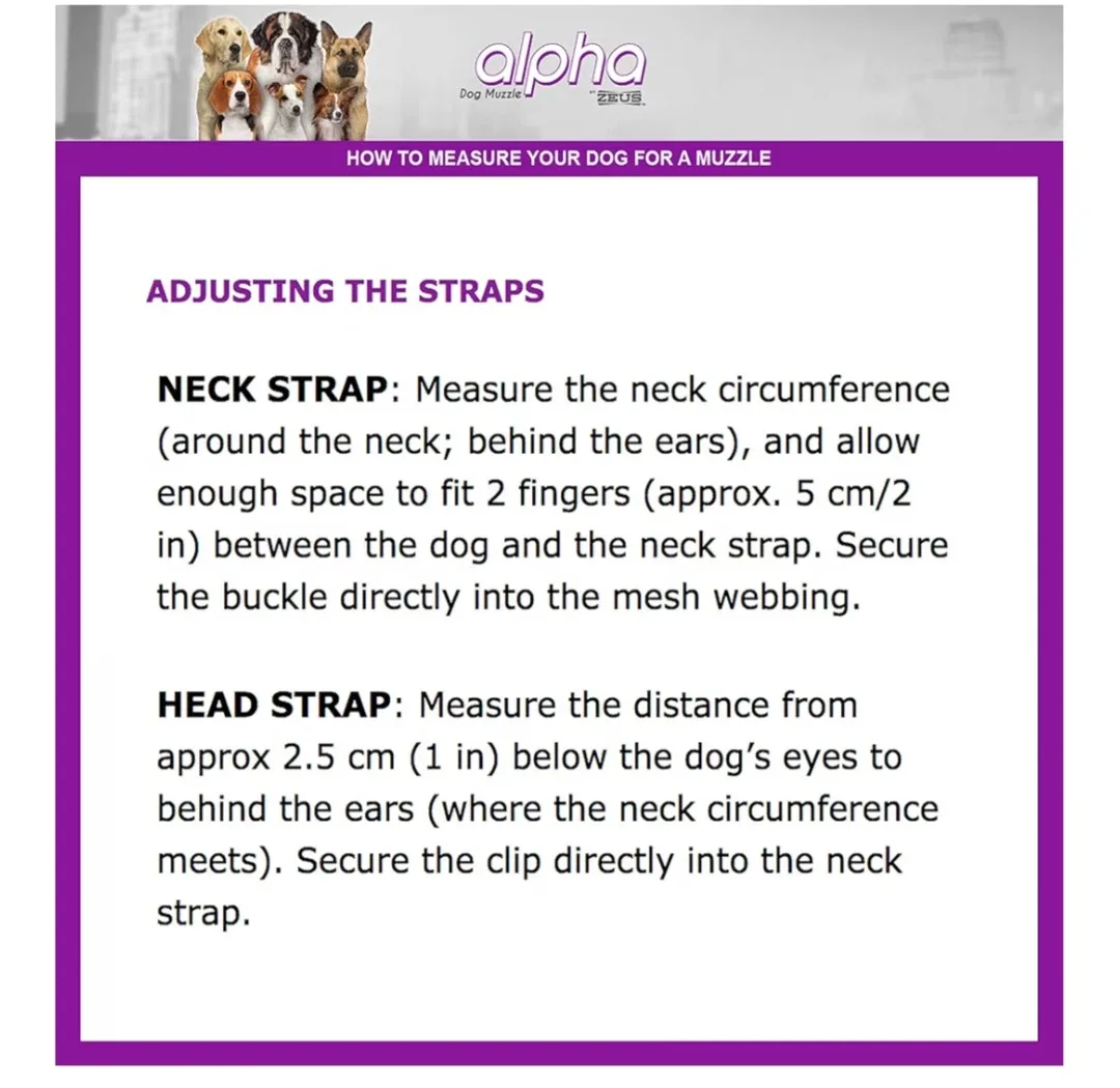 Ergonomically Designed Dog Muzzle - Size 5XL image indicator(8)