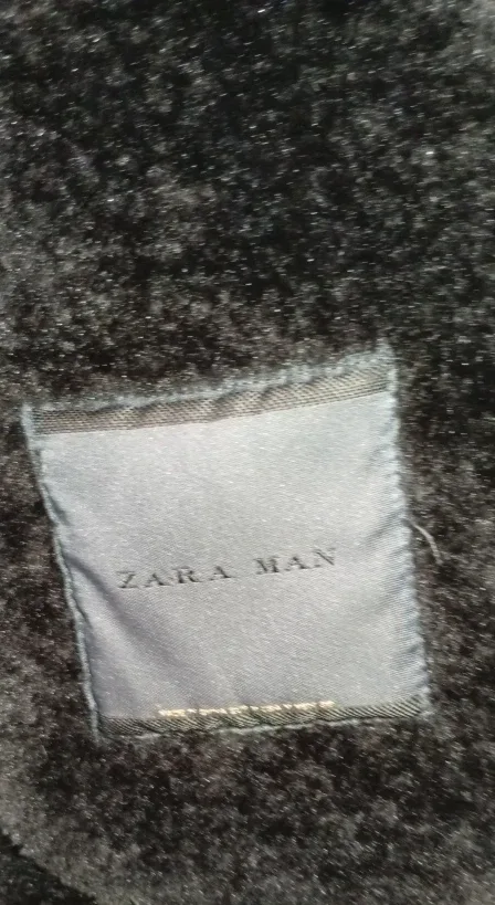 Zara Man Grey Shearling Jacket image indicator(3)