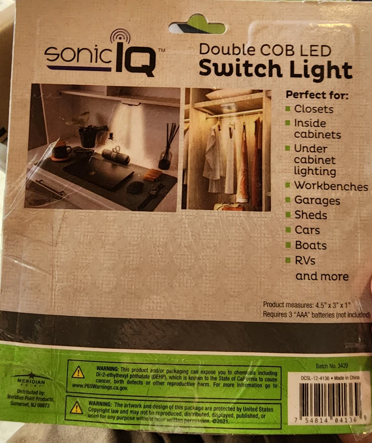 Sonic IQ Double COB LED Switch Light - New - photo 2