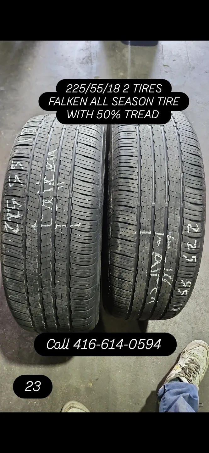 Falken All Season Tires 225/55/18 (Pair) thumbnail