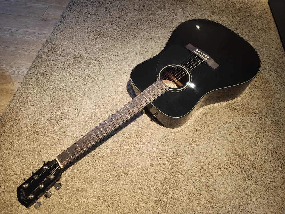 Fender Acoustic Guitar - Black - photo 3