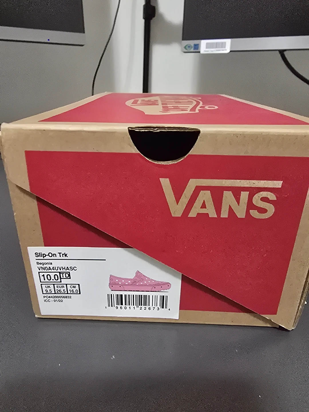 Vans Slip-On Trek Pink Begonia - Size 10 Toddler