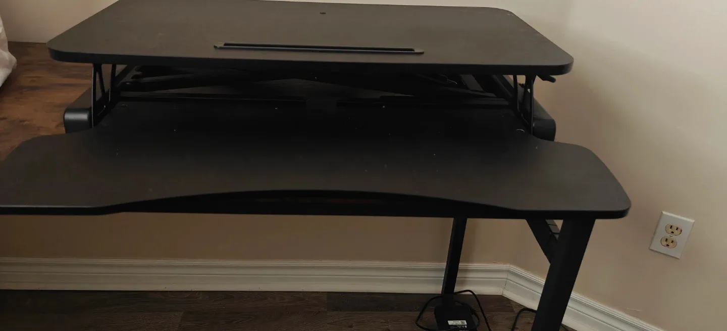 Black Standing Desk Converter image indicator(7)