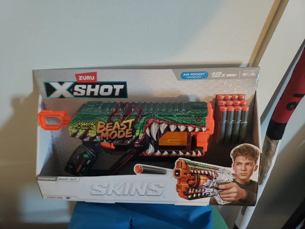 New Zuru X-Shot Skins Griefer Beast Out Blaster