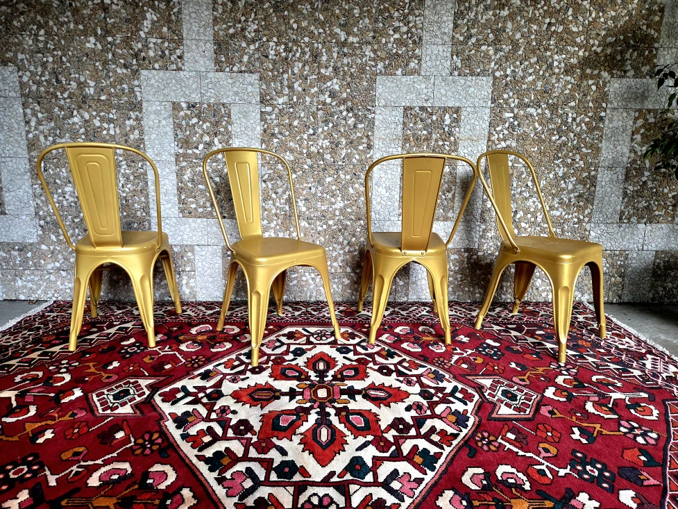 Gold Metal Promenade Bistro Dining Chairs (30 Available) - photo 2