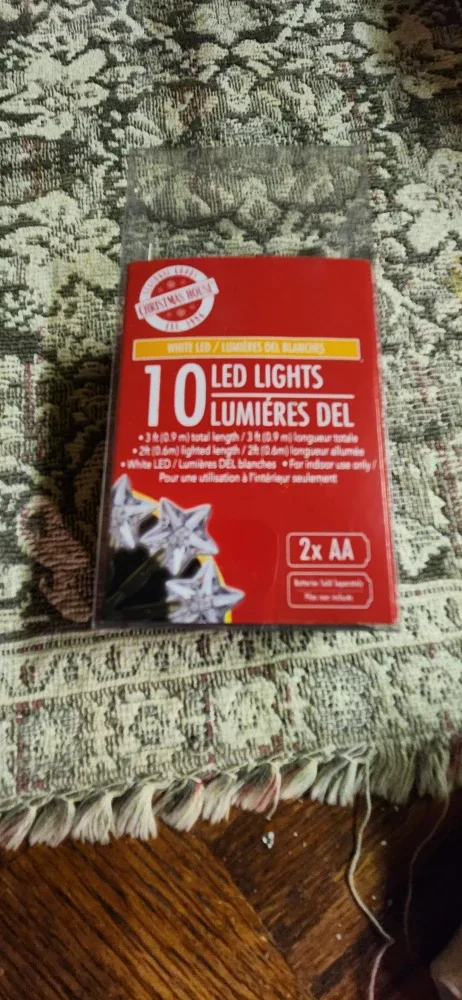 Christmas House 10 LED Lights - New!