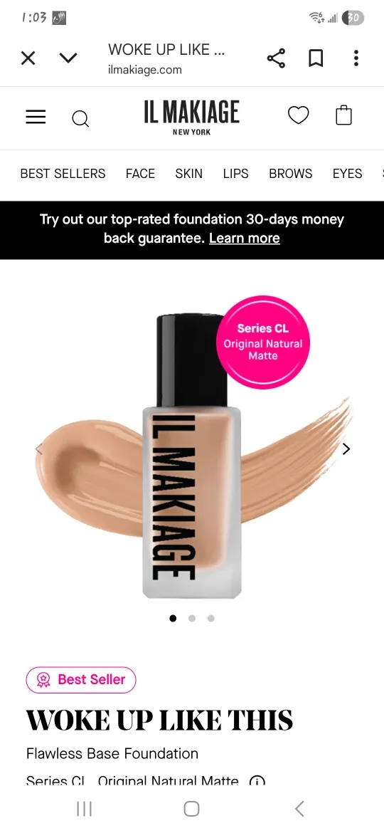 IL MAKIAGE Woke Up Like This Foundation