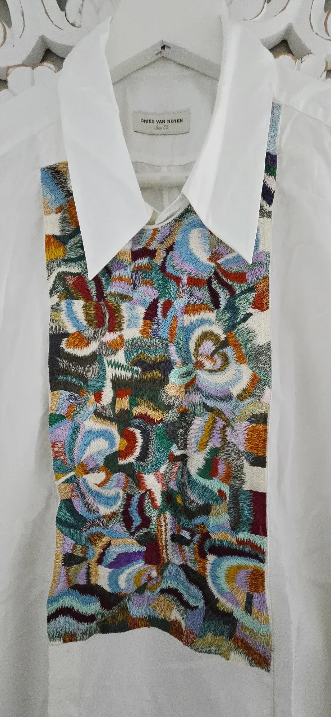 Dries Van Noten Embroidered Shirt Size 52 image indicator(2)