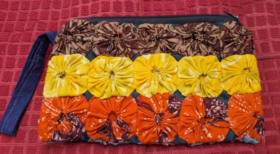 Handmade Quilted Zippered Pouch image indicator(2)