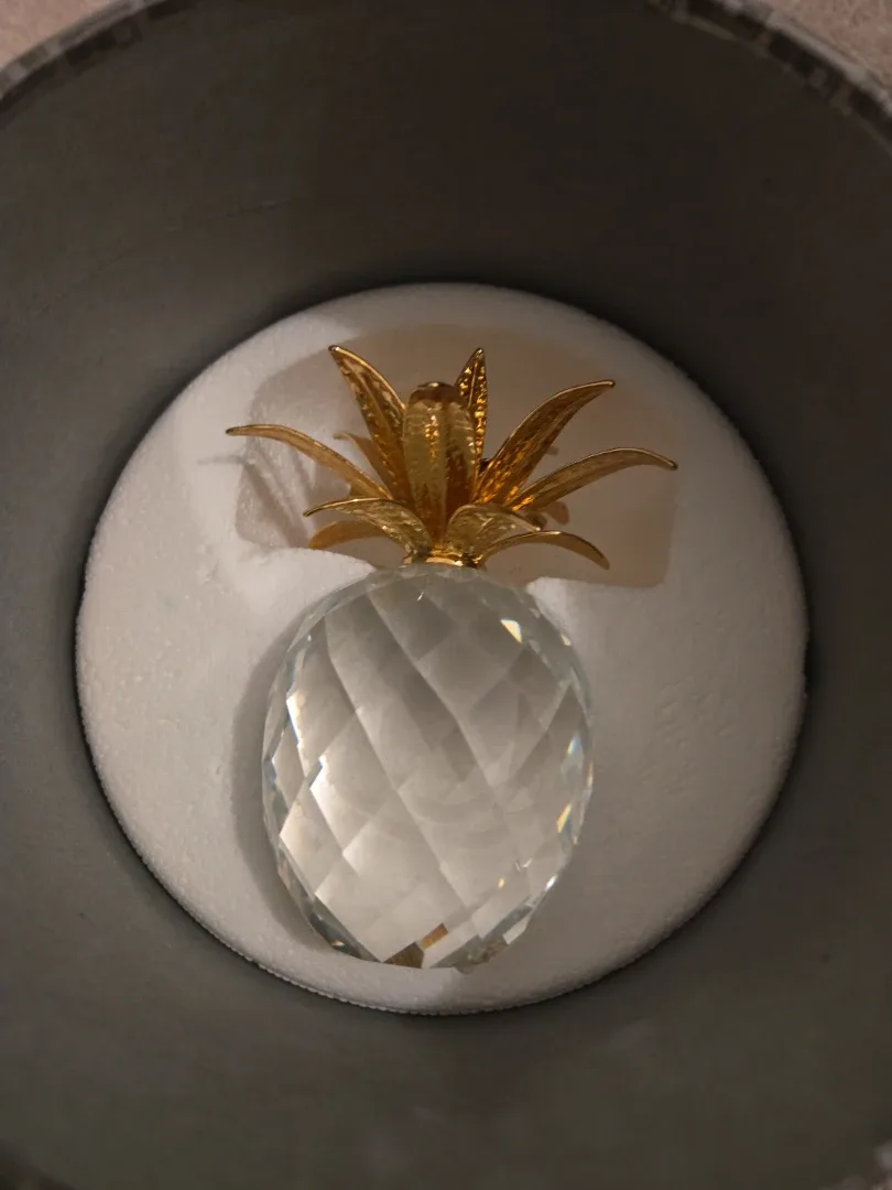 Swarovski Silver Crystal Art 7507 NR 105001 Pineapple