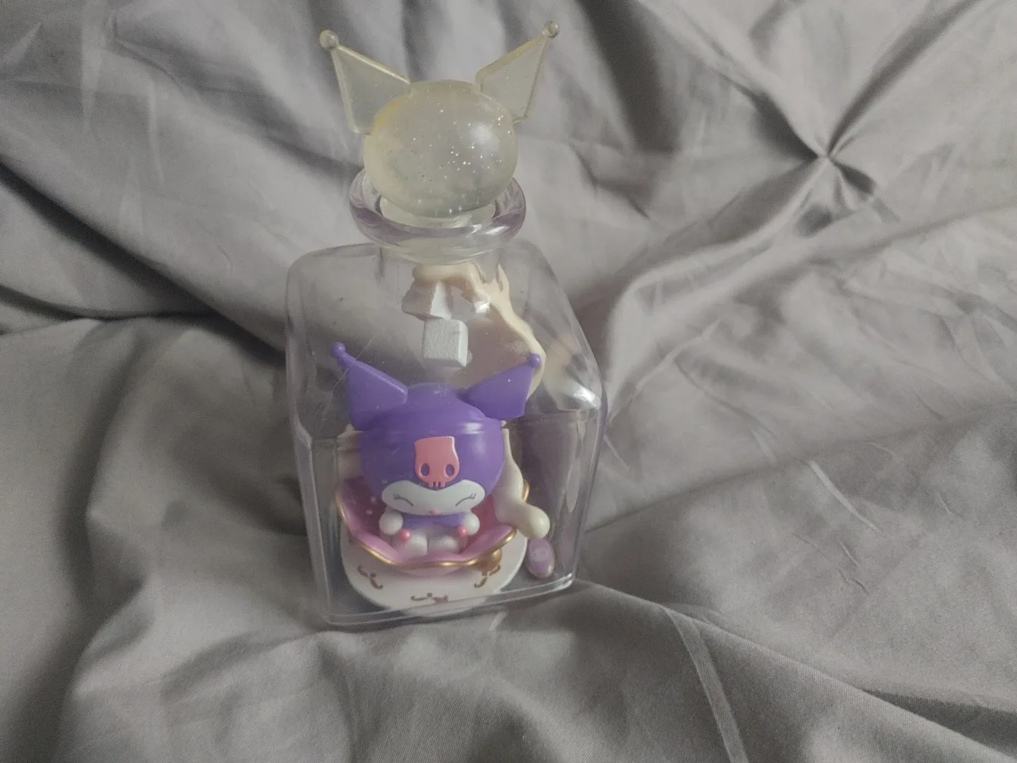 Kuromi Figurine in Bottle