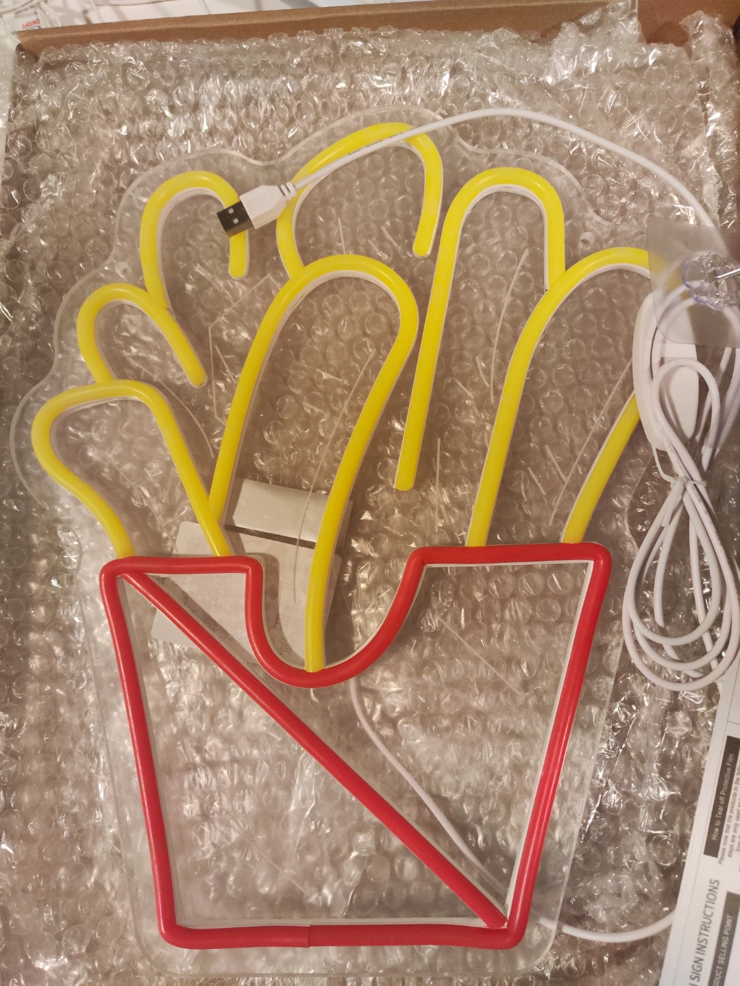 New French Fries Neon Sign