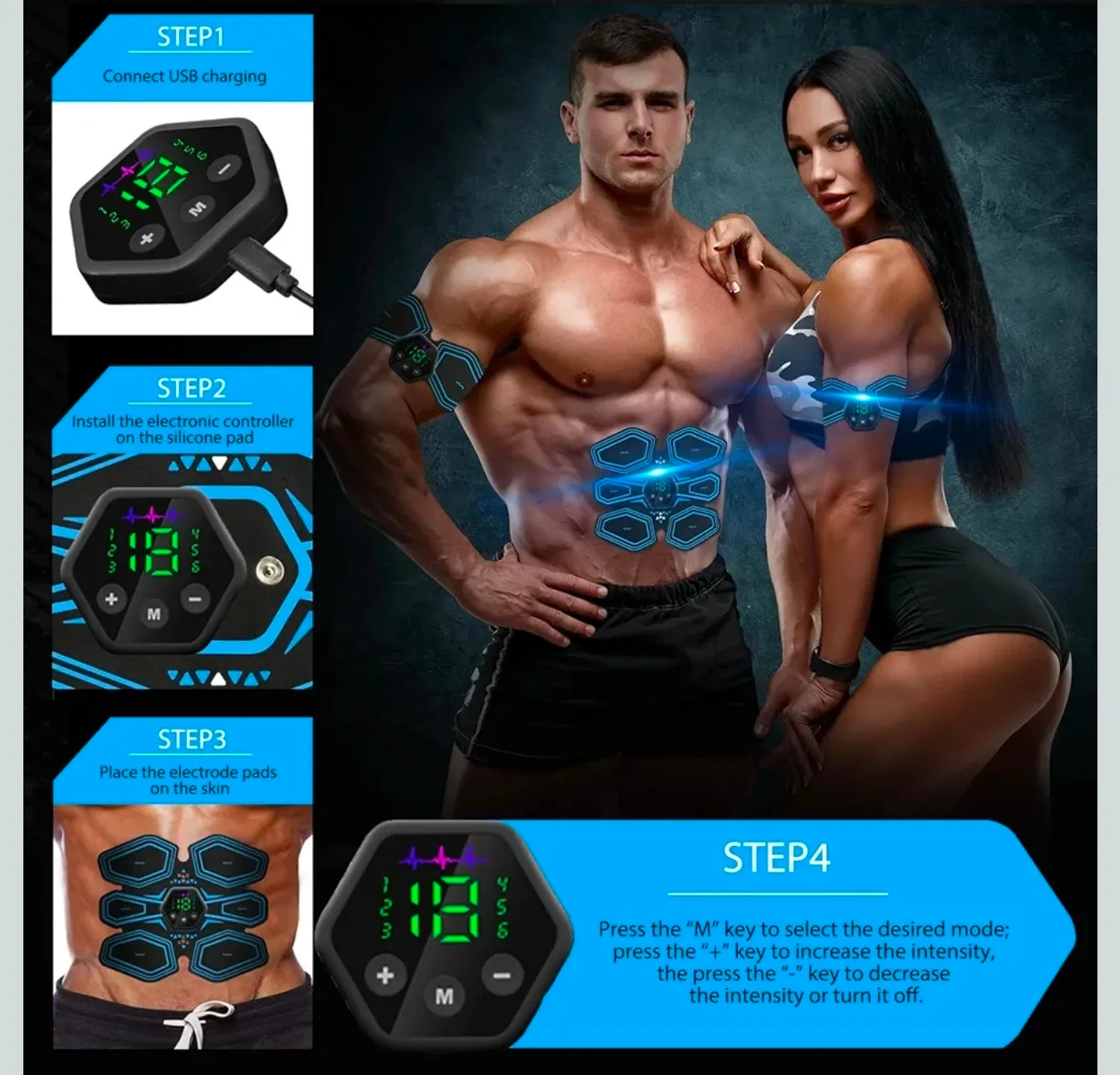Ab Stimulator Muscle Toner image indicator(6)
