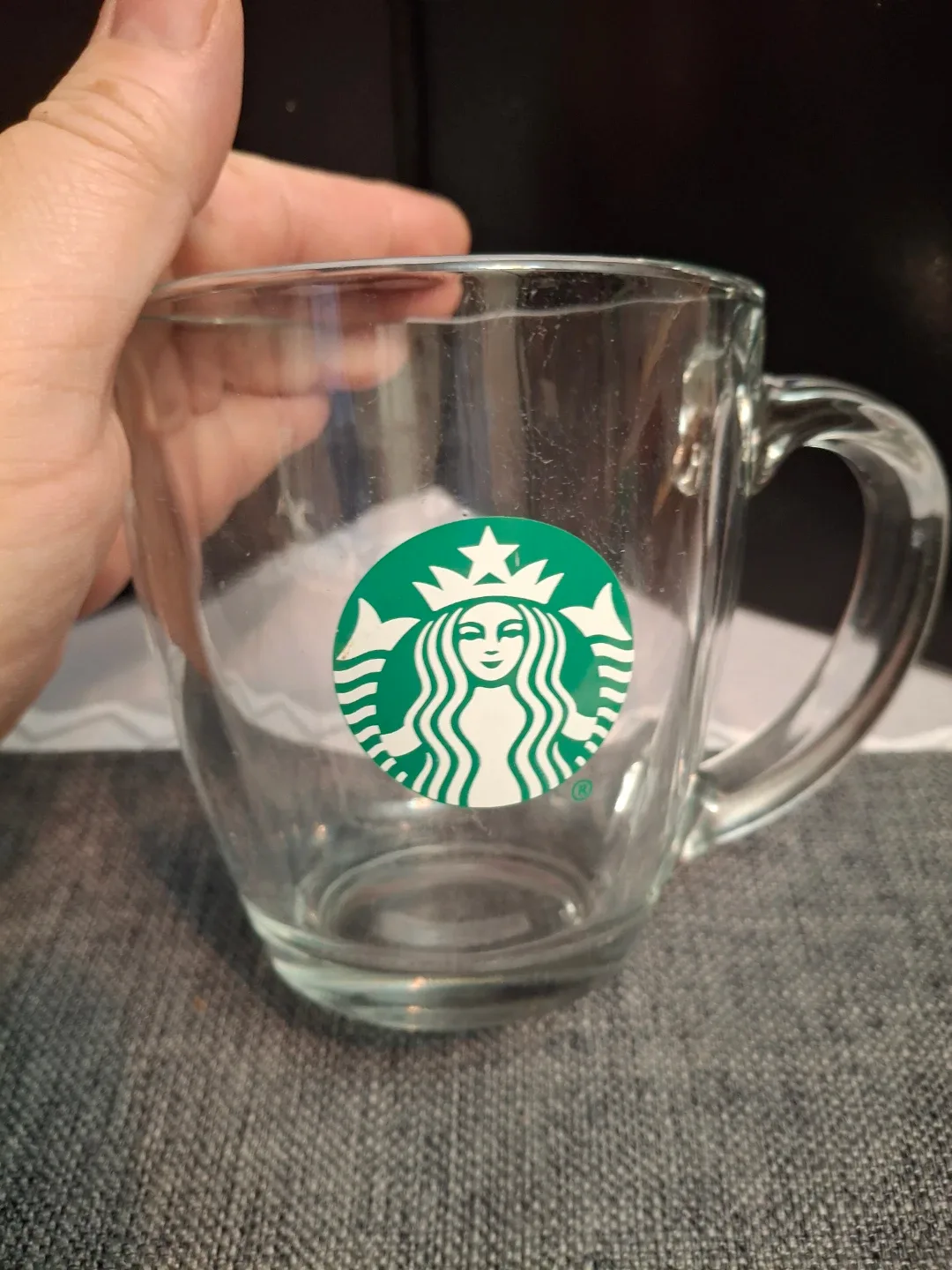 Starbucks Clear Glass Mug thumbnail