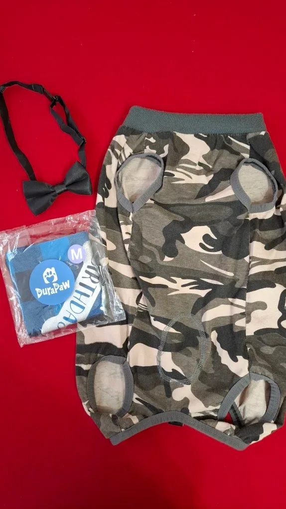 Camo Dog Recovery Suit - Size L image indicator(5)