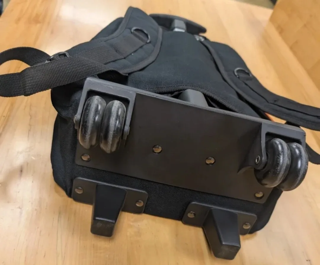 Chivas Rolling Backpack - Black & Orange image indicator(4)