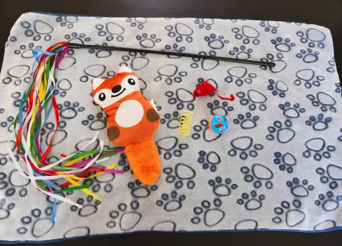 New cat gift pack! Include sensory toys, a wand & blanket.