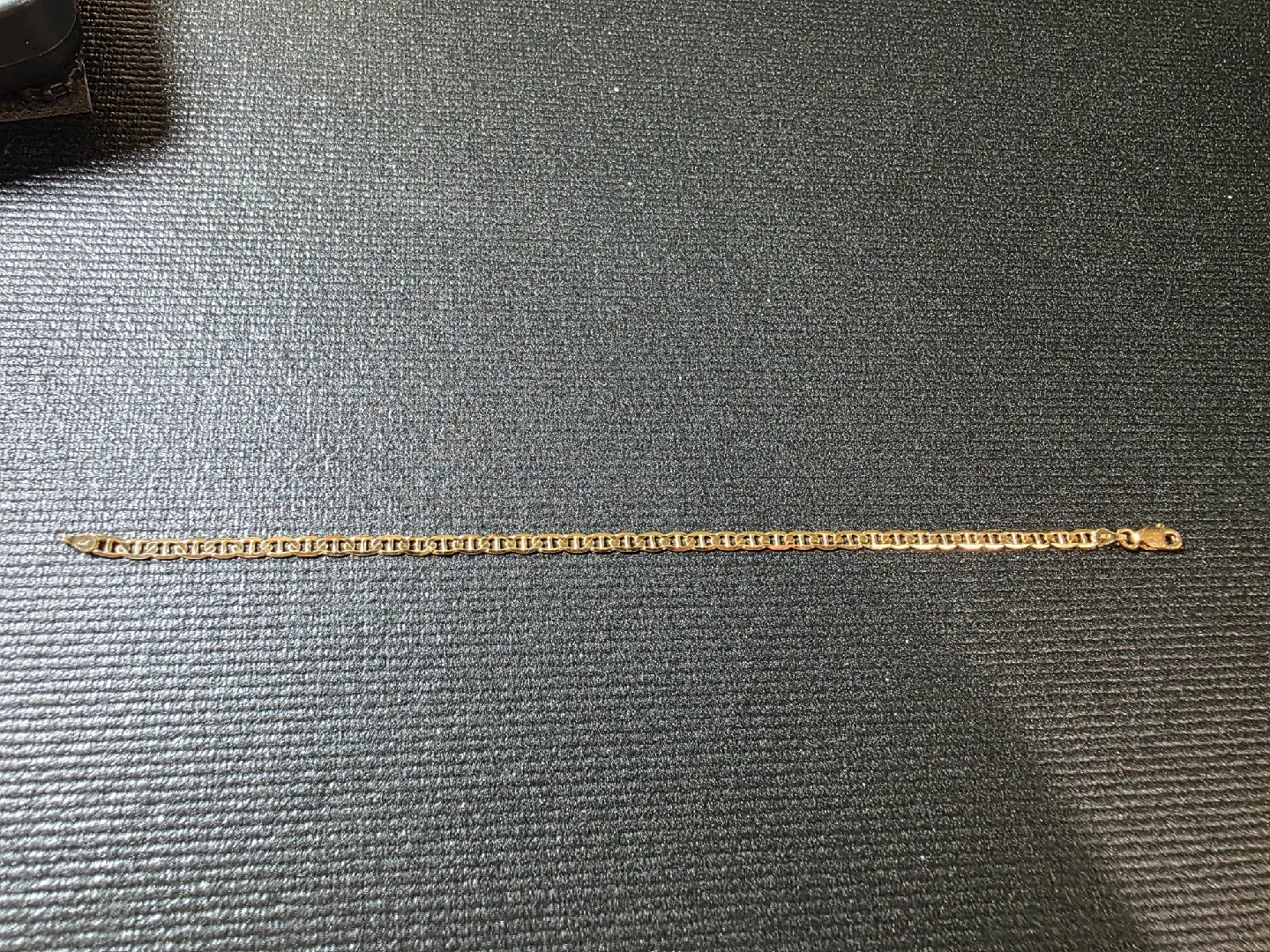 10K Gold Mariner Link Chain Bracelet