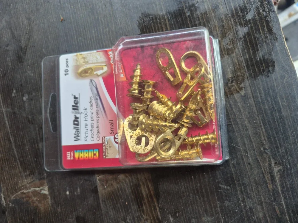 WallDriller Picture Hooks - 10 Pack