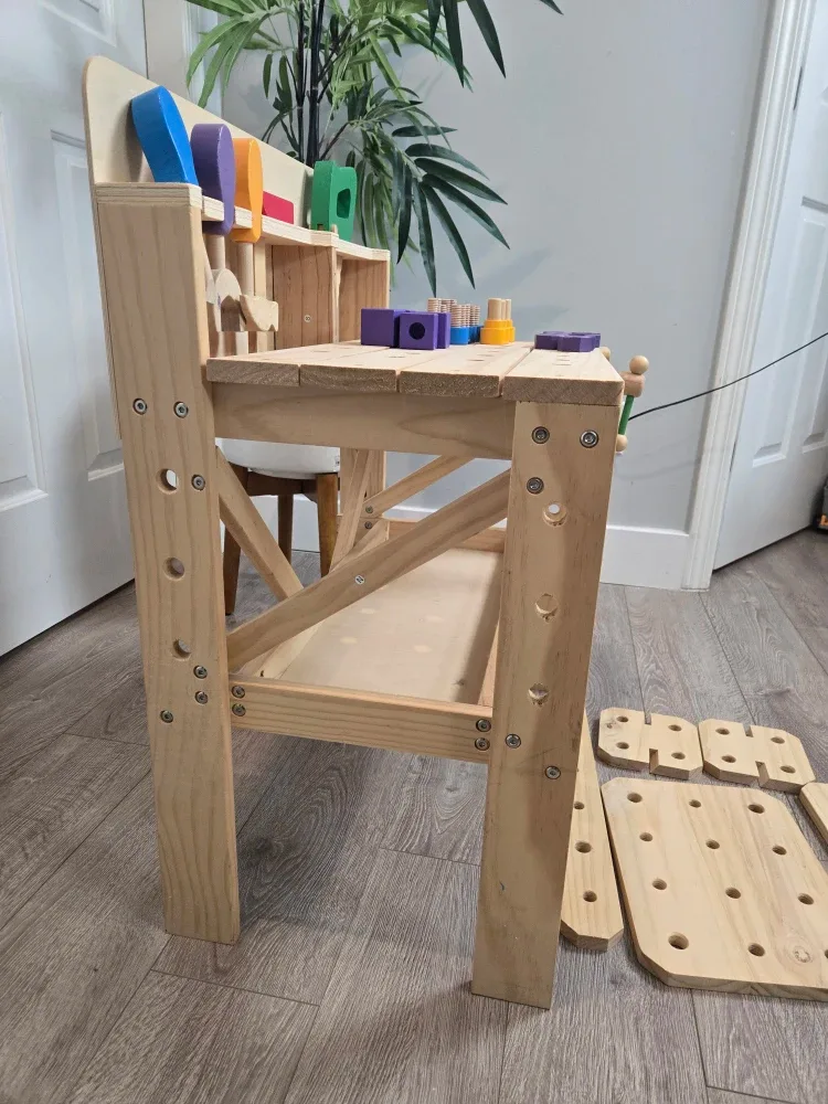 Kids wooden tool bench image indicator(6)