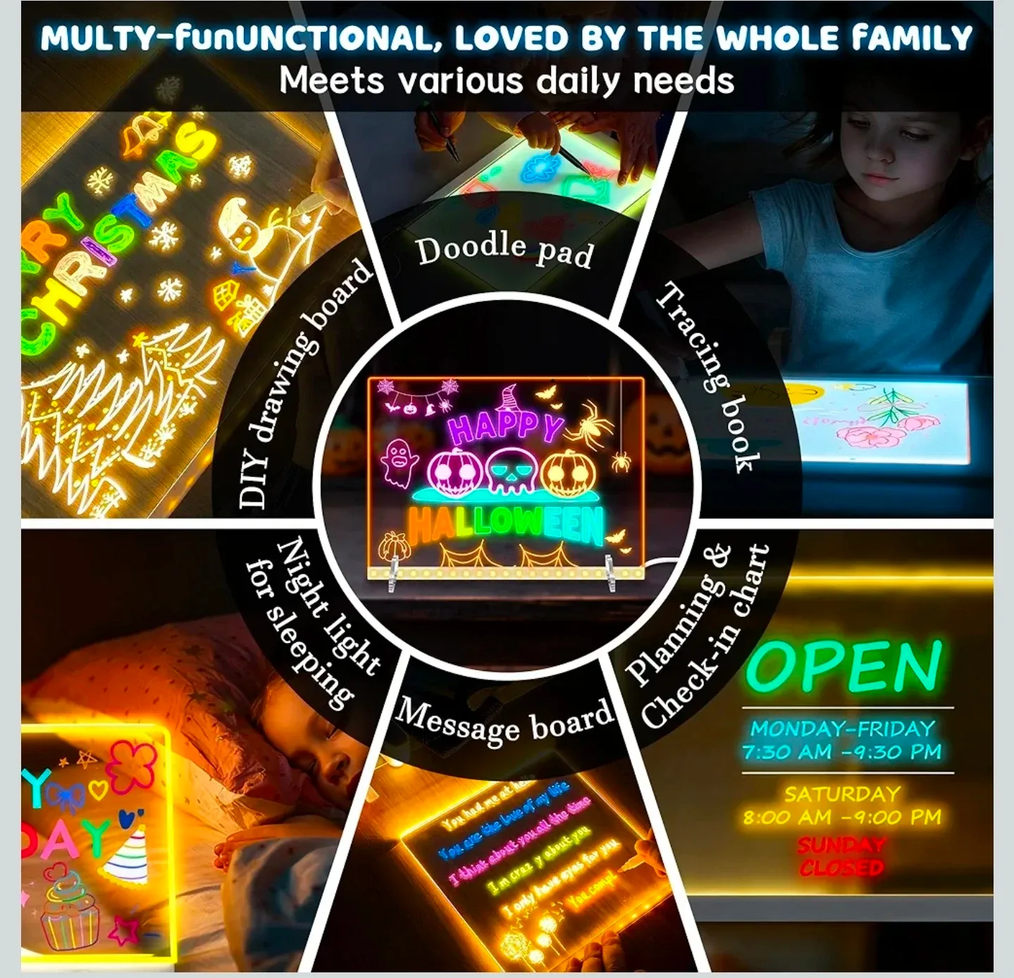 LED Drawing Board image indicator(3)