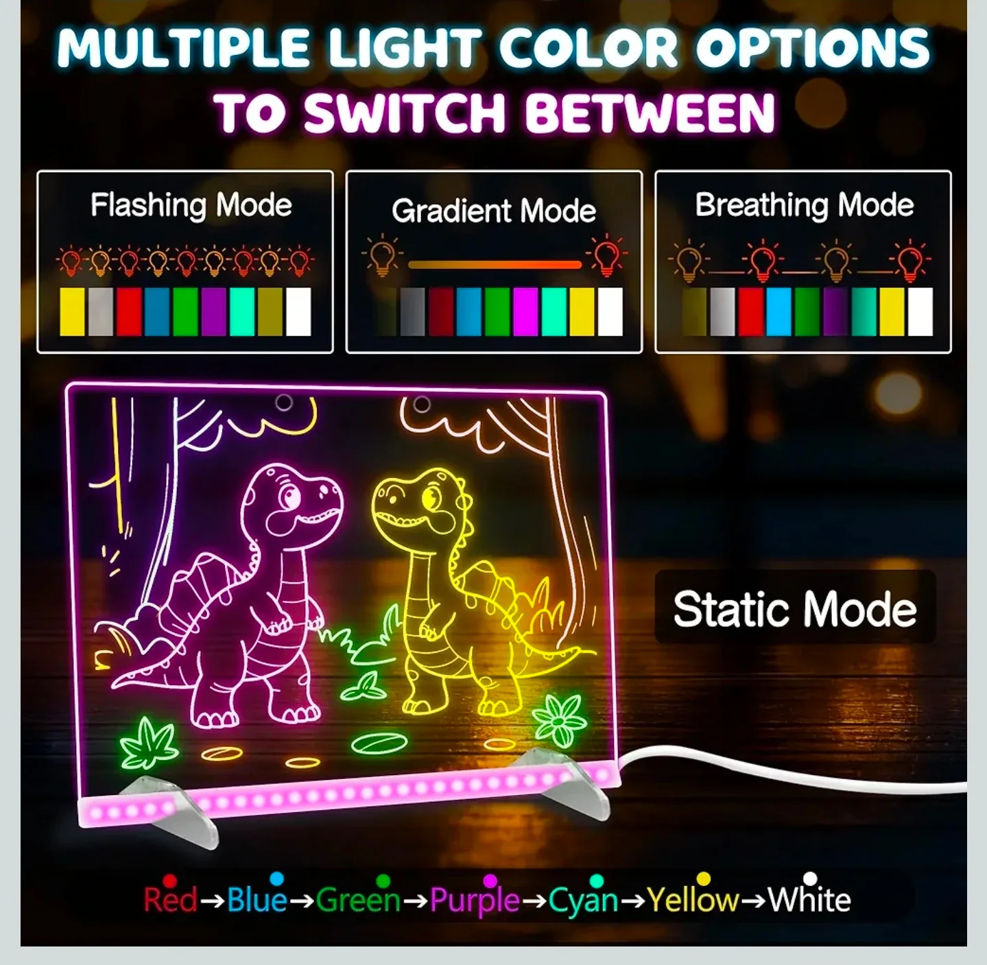 LED Drawing Board image indicator(5)