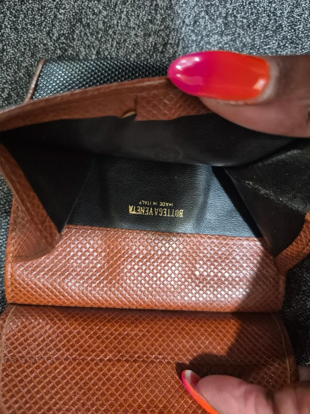 Brown and black Bottega Veneta Bifold Wallet 🥕 image indicator(9)