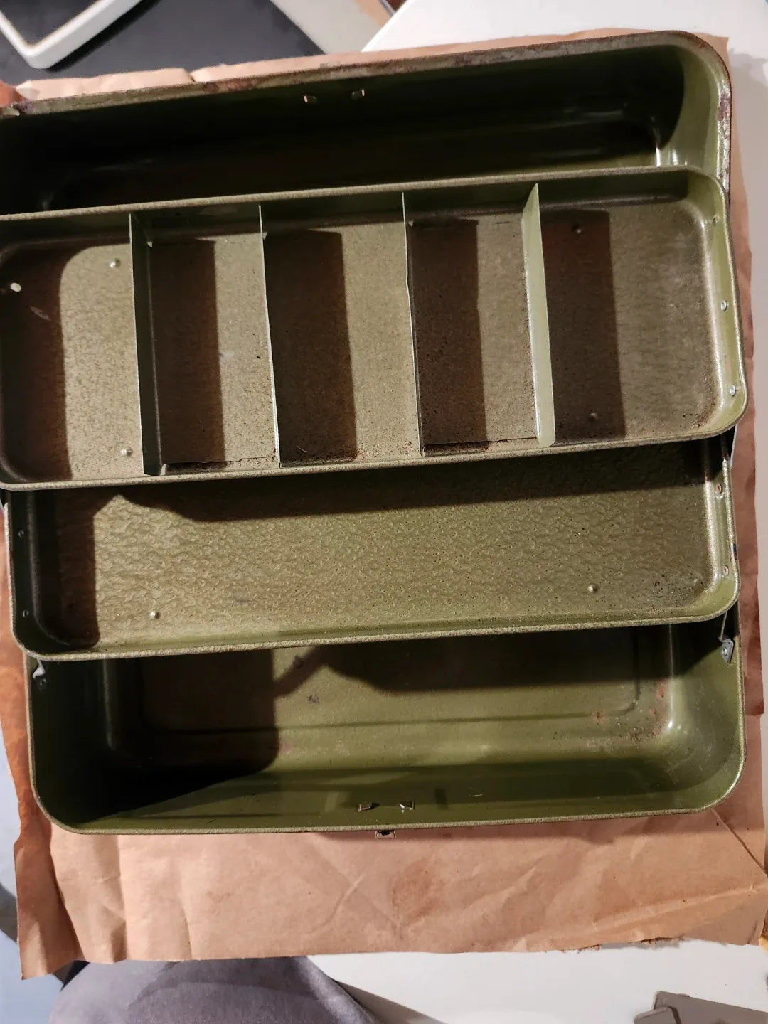 Vintage "My Buddy" fishing tackle box image indicator(2)