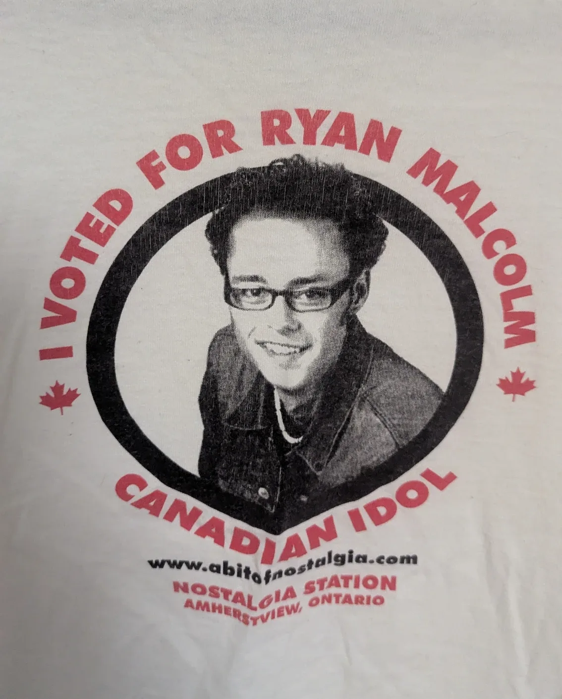 Ryan Malcolm T-Shirt (Canadian Idol) - Men's Size Small image indicator(3)